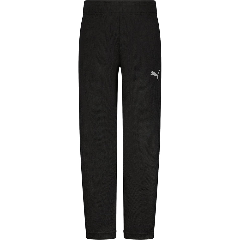 image:imagePuma Boys Core Logo Mesh PantPuma BlackWhite Logo