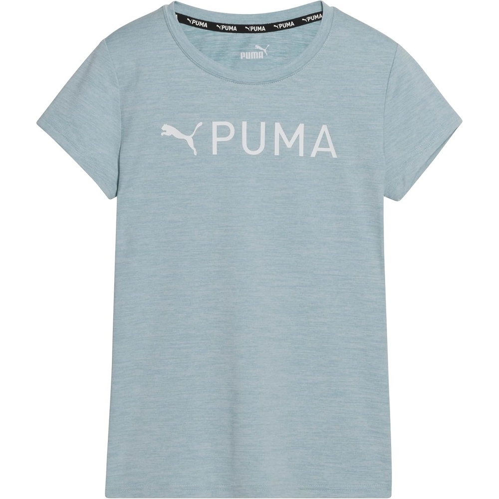 image:imagePuma Girls Active Essentials Short Sleeve Performance TShirtTurquoise Aqua