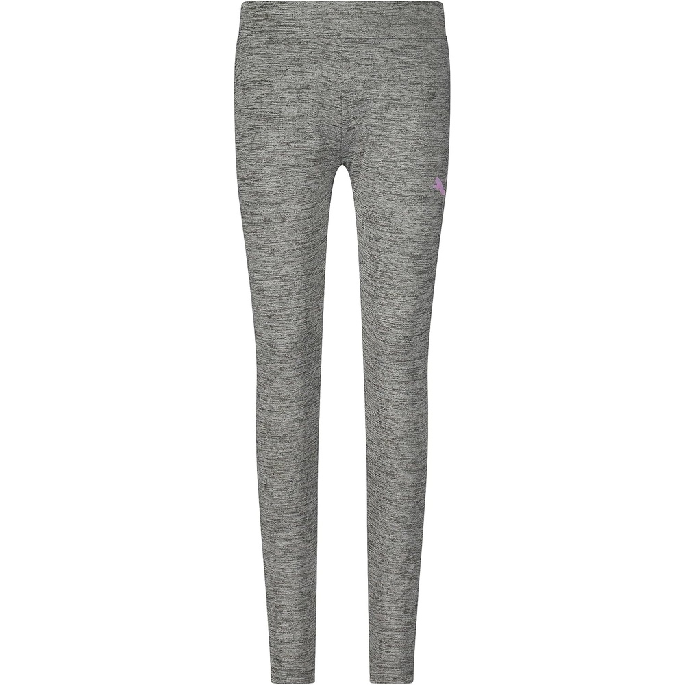 image:imagePuma Girls Core Logo Legging Elastic Waistband Soft amp ComfortableCastlerock Hthr