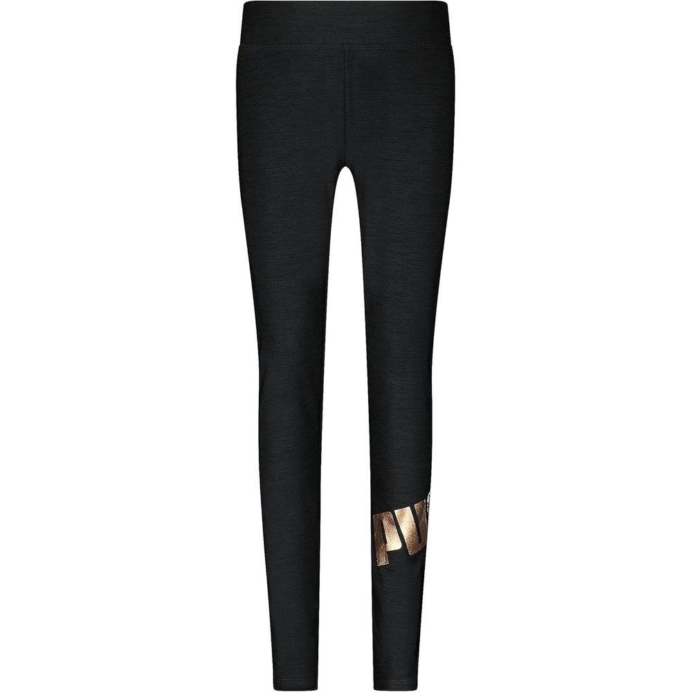 image:imagePuma Girls Core Logo Legging Elastic Waistband Soft amp ComfortablePuma BlackRose Gold