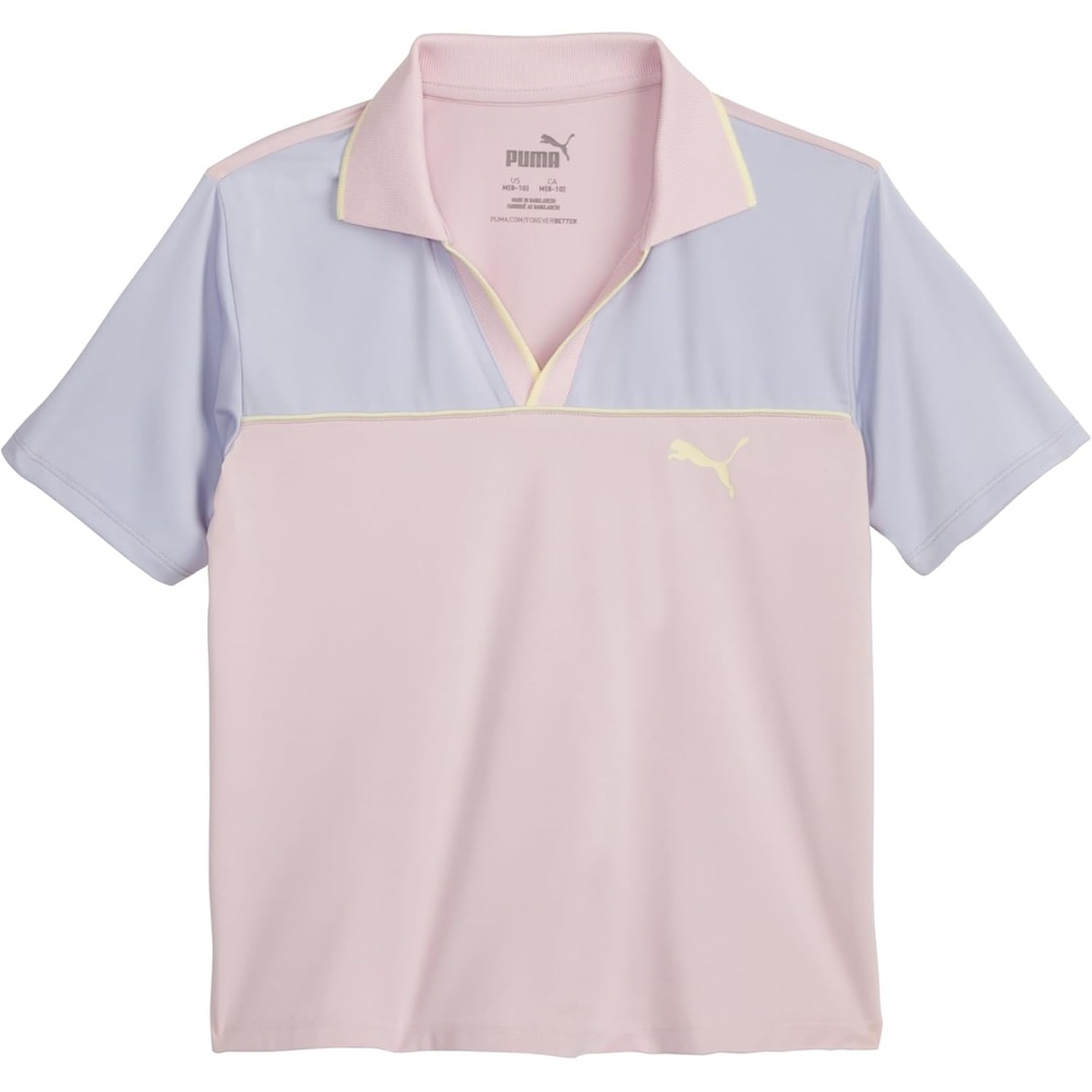 image:imagePuma Girls Short Sleeve TShirt Fashion Prints amp Colors Soft and ComfortableMauve Polo