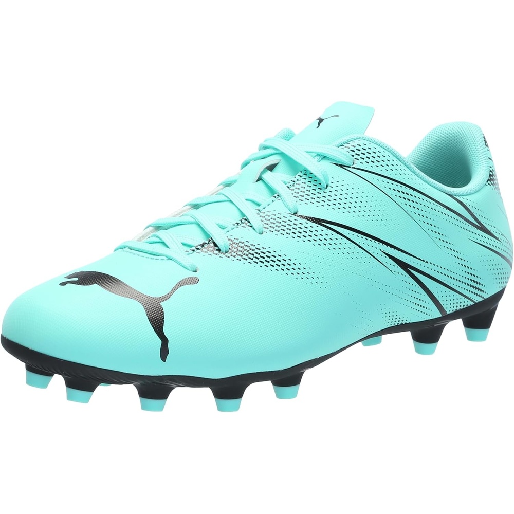 image:imagePuma Mens Attacanto Firm Artificial Ground Soccer CleatElectric Peppermintpuma Black
