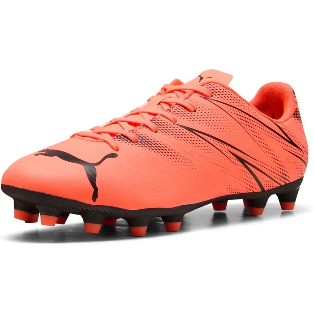 image:imagePuma Mens Attacanto Firm Artificial Ground Soccer CleatGlowing Redpuma Black