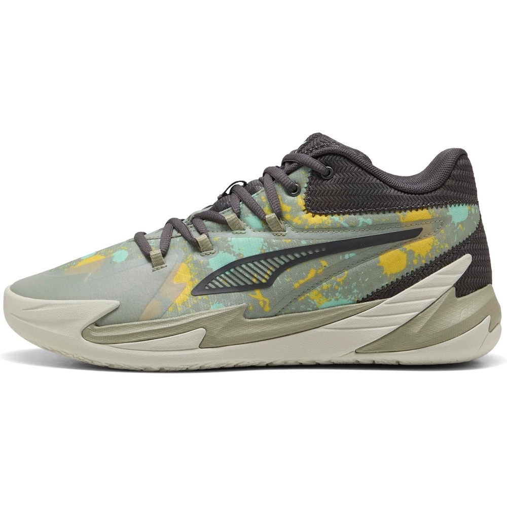 image:imagePuma Mens Dagger Basketball ShoeLux Armyfresh Mint