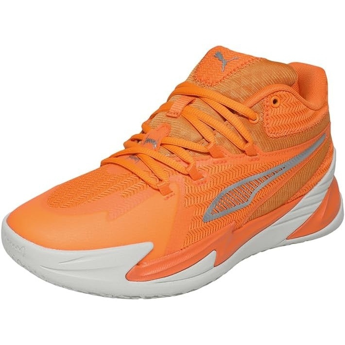 image:imagePuma Mens Dagger Basketball Shoes25 Fall Winter Color Puma SilverOrange Glow 14