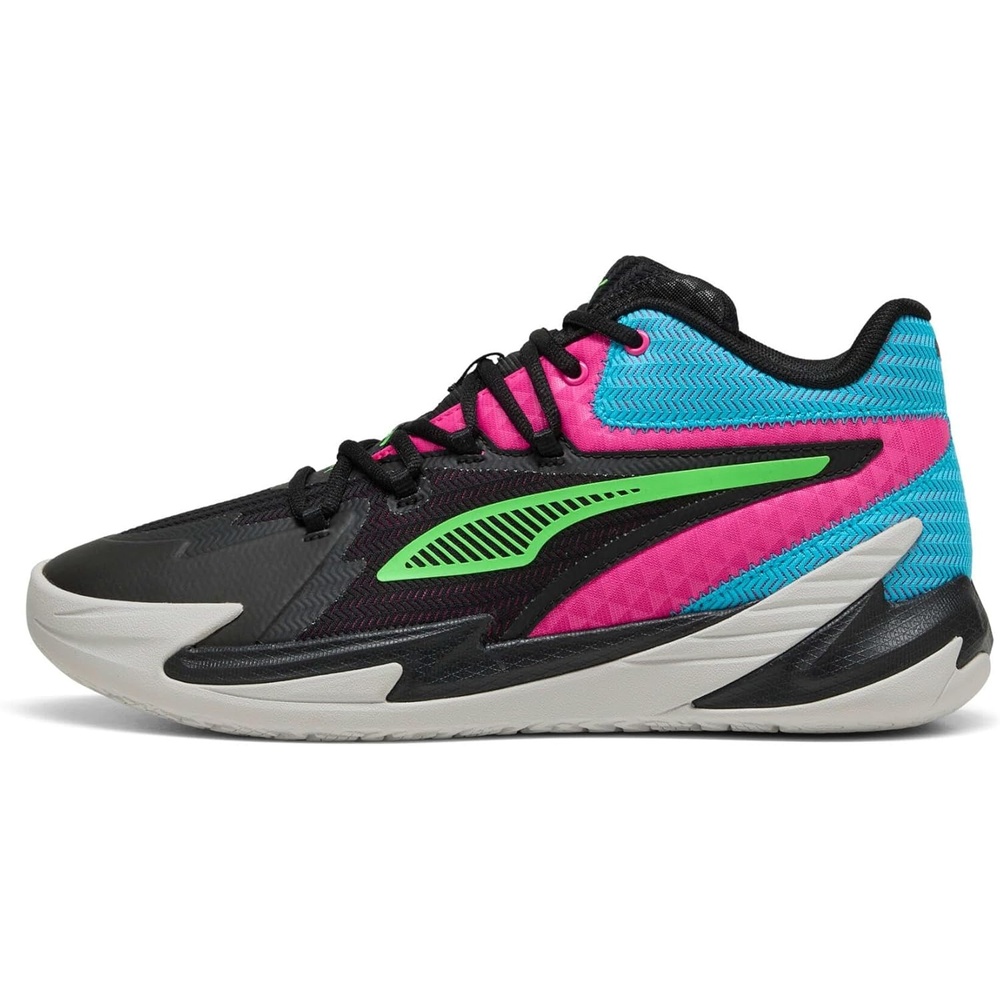image:imagePuma Mens Dagger Basketball Shoes25 Spring Summer Color Puma BlackFlow Pink Pes01
