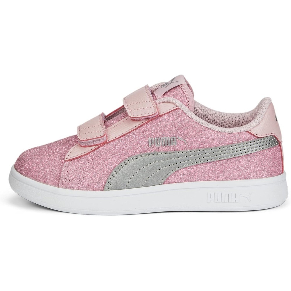image:imagePuma UnisexChild Smash Hook and LoopAlmond Blossompuma Silver