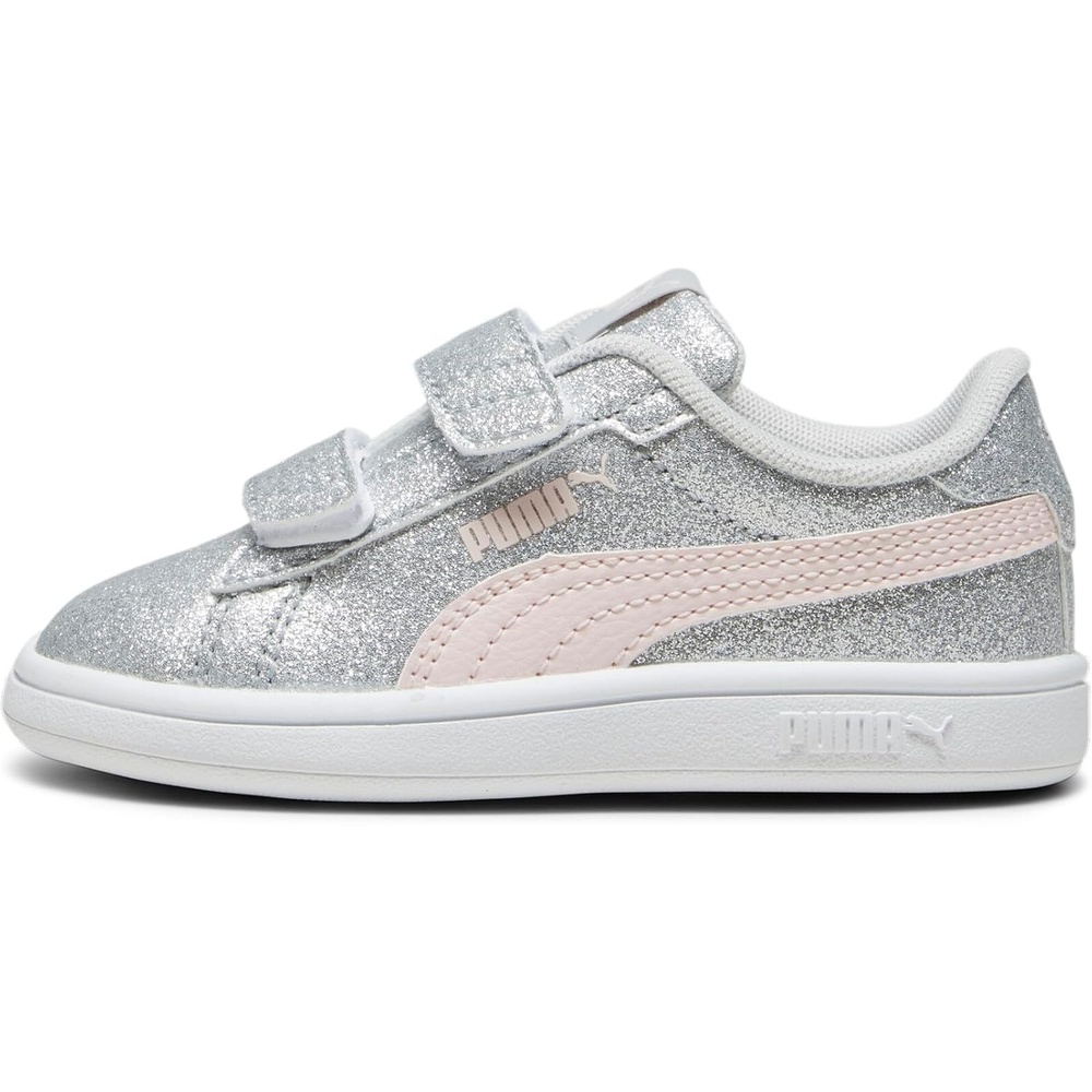 image:imagePuma UnisexChild Smash Hook and LoopGlacial Grayfrosty Pink