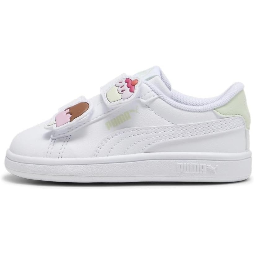 image:imagePuma UnisexChild Smash Hook and LoopPuma Whitegreen Illusion