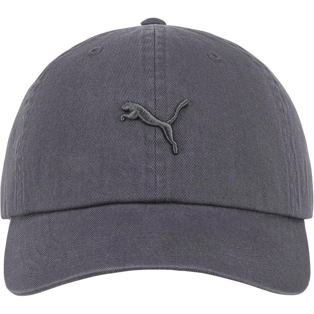 image:imagePuma Womens Tonal Jumpcat Washed Cotton Twill Adjustable Baseball CapGalactic Gray