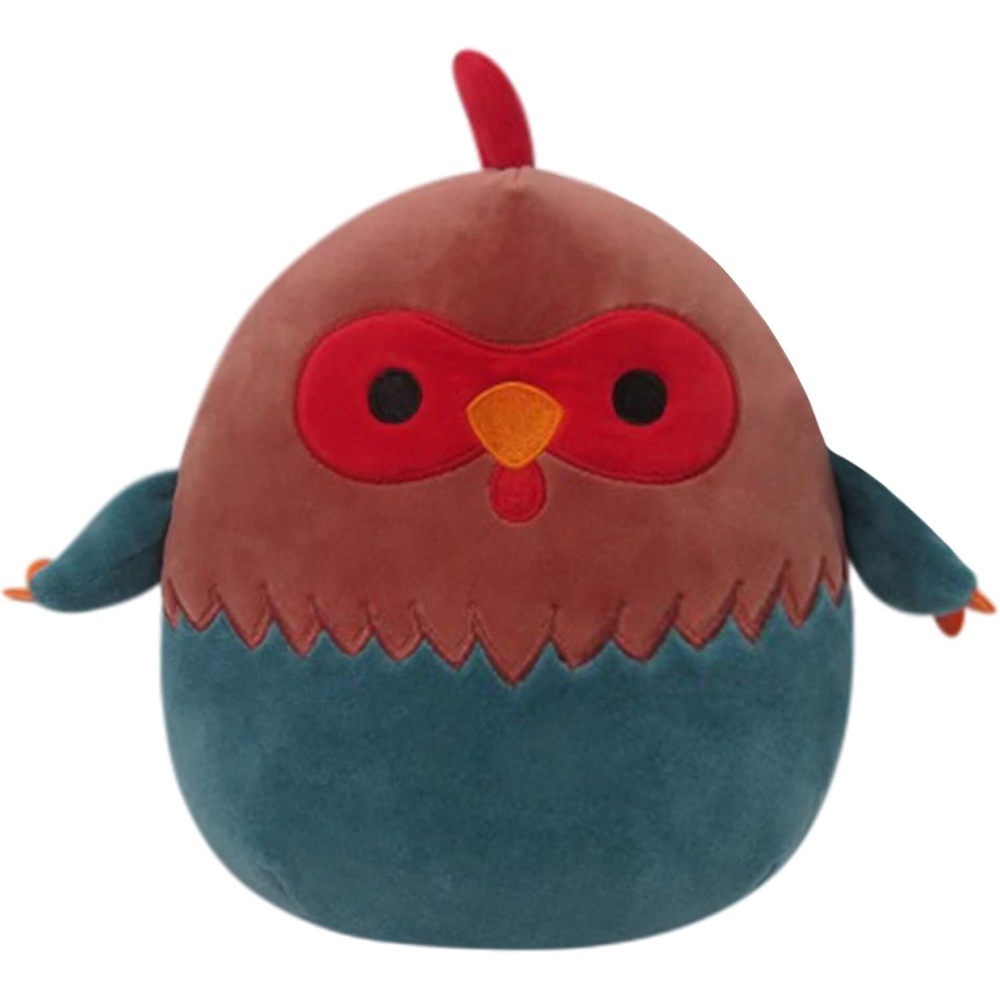 image:imageSquishmallows Original 8Inch Ingred Purple and Black Spotted Cow  Official Jazwares Plush LittleRed and Blue Rooster