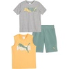Apricot/Heather Grey