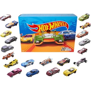 Hot Wheels Set of 10 1:64 Scale Toy Trucks and Cars for Kids and Collectors, Styles May Vary (Amazon Exclusive)(20-Pack)