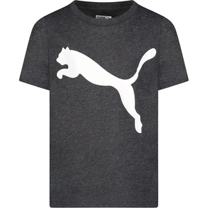 PUMA Boys’ Big Cat Logo T-Shirt(Black)