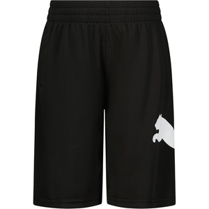 PUMA Kids Boys’ Core Essential Athletic Shorts(Puma Black/White)