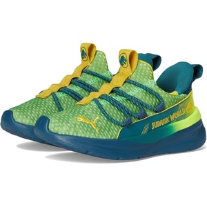 PUMA Kids Boys X Jurassic World One4all 2.0 Lace Up Sneakers Shoes Casual – Green(Green)