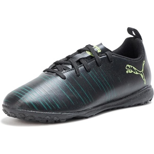 PUMA Kids Future 8 Play Turf Training Soccer Cleats (Little Kid/Big Kid)(Black-fizzy Light-green Terrain Ah25)