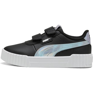 PUMA Kids Girls Carina 3.0 V Sneakers Shoes Casual(Black)