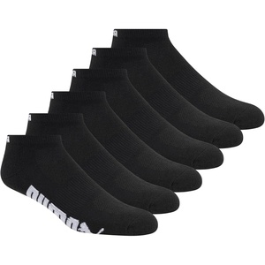 PUMA Men’s 6 Pack Low Cut Socks(Black/White)
