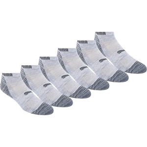 PUMA Men’s 6 Pack Low Cut Socks(Medium Grey)
