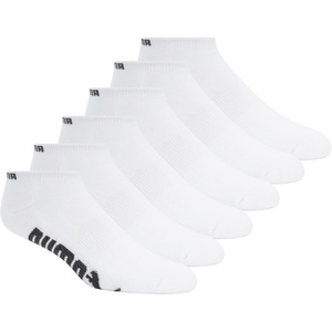 PUMA Men’s 6 Pack Low Cut Socks(White)