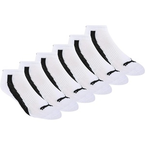 PUMA Men’s 6 Pack Low Cut Socks(White/Black)