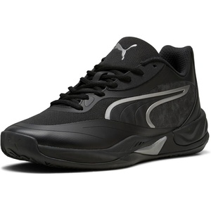 PUMA Men’s All-pro Nitro Skybreak Basketball Shoes(Puma Black-puma Aged Silver)