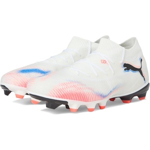 PUMA Mens Future 8 Match Firm GroundArtificial Ground Soccer Cleats – White(White)