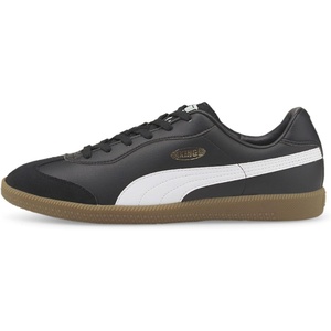 PUMA Mens King 21 Indoor Sneakers Shoes(Puma Black-puma White-gum)