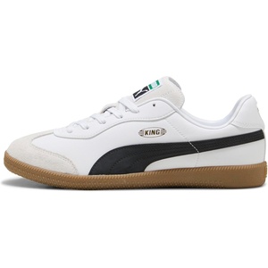 PUMA Mens King 21 Indoor Sneakers Shoes(White)