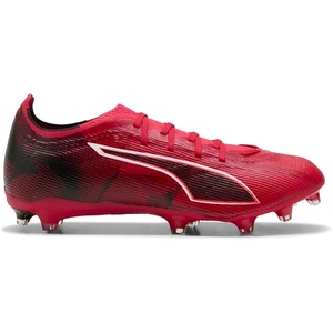 PUMA Mens Ultra 6 Match Firm GroundArtificial Ground Soccer Cleats(Black-fast Red-fire Orchid Ah25)