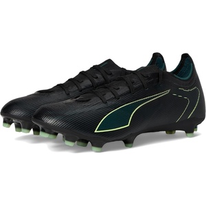 PUMA Mens Ultra 6 Match Firm GroundArtificial Ground Soccer Cleats(Black-fizzy Light-green Terrain Ah25)