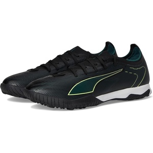 PUMA Mens Ultra 6 Match Re-Charge Firm GroundArtificial Ground Soccer Cleats – Blue, Pink(Black-fizzy Light-green Terrain Ah25)