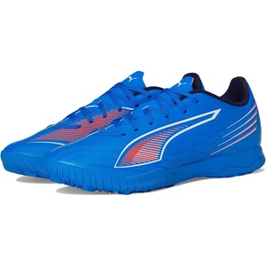 PUMA Men’s Ultra Play Turf Trainer Soccer Cleats Sneaker(Ultra Blue-white-glowing Red Ah25)