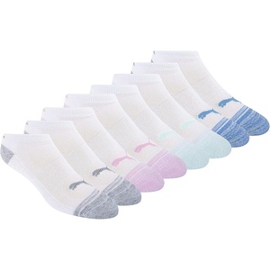 PUMA Women’s 8 Pack Low Cut Socks(White)