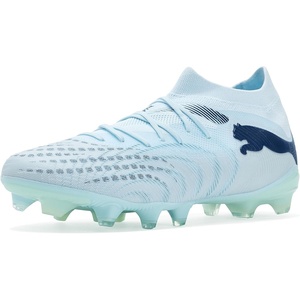 PUMA Womens Future 9 Match Firm GroundArtificial Ground Soccer Cleats – Red(Icy Blue/Blue Jewel)
