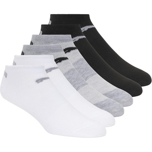 PUMA Women’s Low Cut Socks (6-Pack)(Grey White Black)