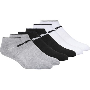 PUMA Women’s Low Cut Socks (6-Pack)(Grey/Black/White Combo)