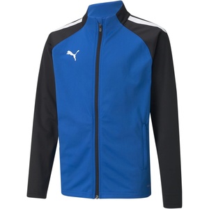 PUMA Womens Team Liga Jacket Soccer Cleats – Black, Red(Electric Blue Lemona)