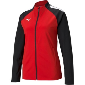 PUMA Womens Team Liga Jacket Soccer Cleats – Black, Red(Puma Red-puma Black)