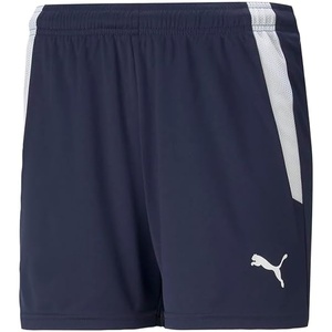 PUMA Womens Team Liga Shorts Athletic Bottoms Athletic Comfort Technology – Blue(Peacoat-puma White)
