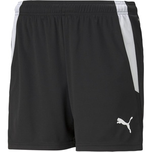 PUMA Womens Team Liga Shorts Athletic Bottoms Athletic Comfort Technology – Blue(Puma Black-puma White)
