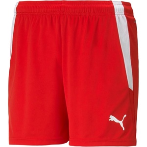 PUMA Womens Team Liga Shorts Athletic Bottoms Athletic Comfort Technology – Blue(Puma Red-puma White)