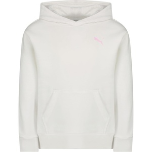 PUMA girls Long Sleeve Sweater, Crewneck Pullover, Soft Knit Fabric(Puma White)