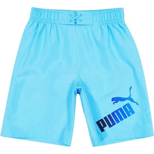 Puma Boys’ Fashion Swim Trunks, Water Repellant, Elastic Waistband with Drawcord(Hero Blue)