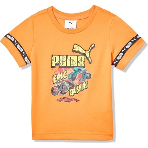 Puma Boys Hot Wheels Graphic Tee(Orange Glo Ah25)