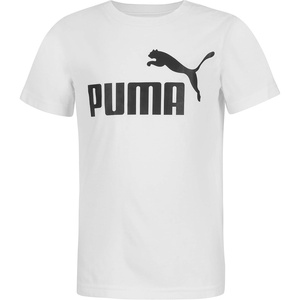 Puma Boys’ No. 1 Logo T-Shirt(Puma White)