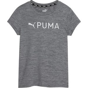 Puma Girls’ Active Essentials Short Sleeve Performance T-Shirt(Grey)