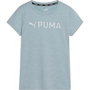 Puma Girls’ Active Essentials Short Sleeve Performance T-Shirt(Turquoise Aqua)