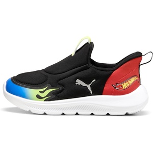 Puma Kids’ Fun Racer Slip on(Puma Black-lemon Sherbert-puma Team Royal)